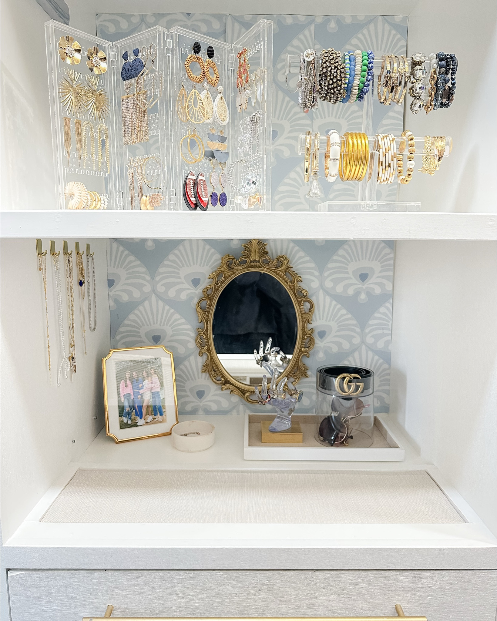 Closet organization. Jewelry station. Velvet hangers. Pant hangers. Closet decor. Jewelry organizers. Baskets. Purse storage. 

#LTKFindsUnder100 #LTKHome #LTKFindsUnder50