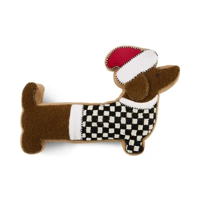 Holiday Dachshund Shape Throw Pillow | Wayfair North America