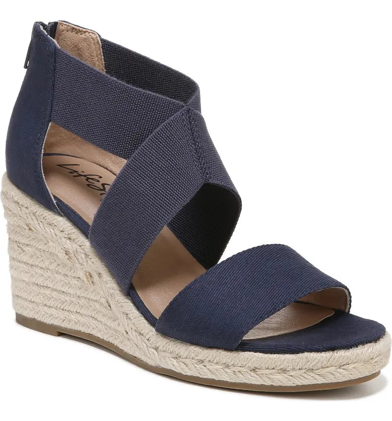 LifeStride Thrive Espadrille Platform Wedge Sandal (Women) | Nordstrom | Nordstrom