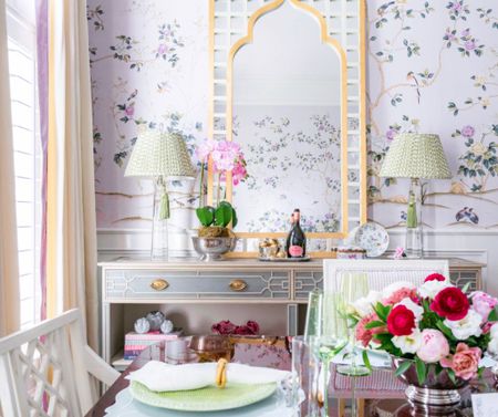 This lovely lavender and ultra feminine dining room has us swooning!

#LTKHoliday #LTKhome #LTKstyletip