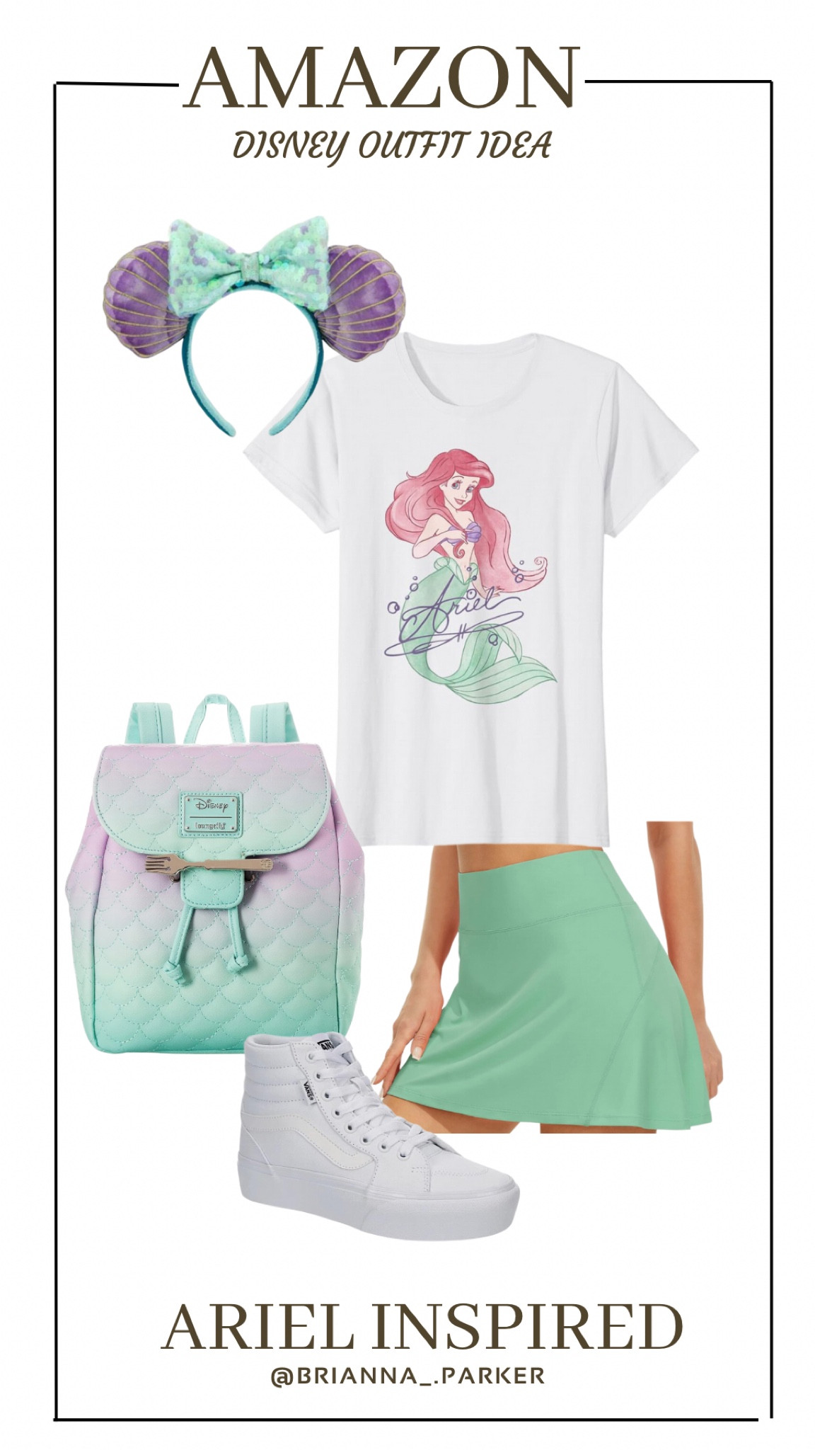 Disney World Outfit Inspiration, Disney Trip Outfit Inspo, Ariel Disney Outfit, Ariel Bounding. 

#LTKtravel #LTKkids #LTKfamily