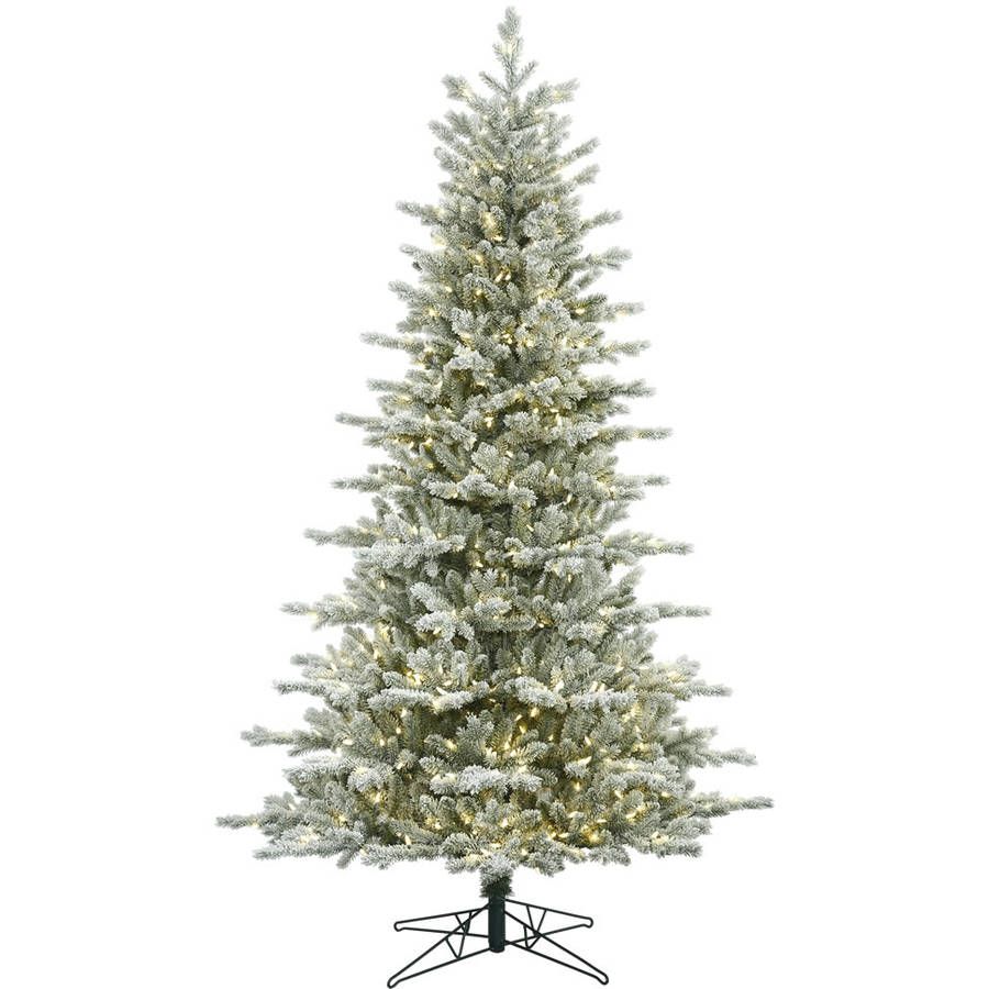 Vickerman 4.5' Frosted Eastern Frasier Fir Artificial Christmas Tree with 150 Warm White LED Ligh... | Walmart (US)