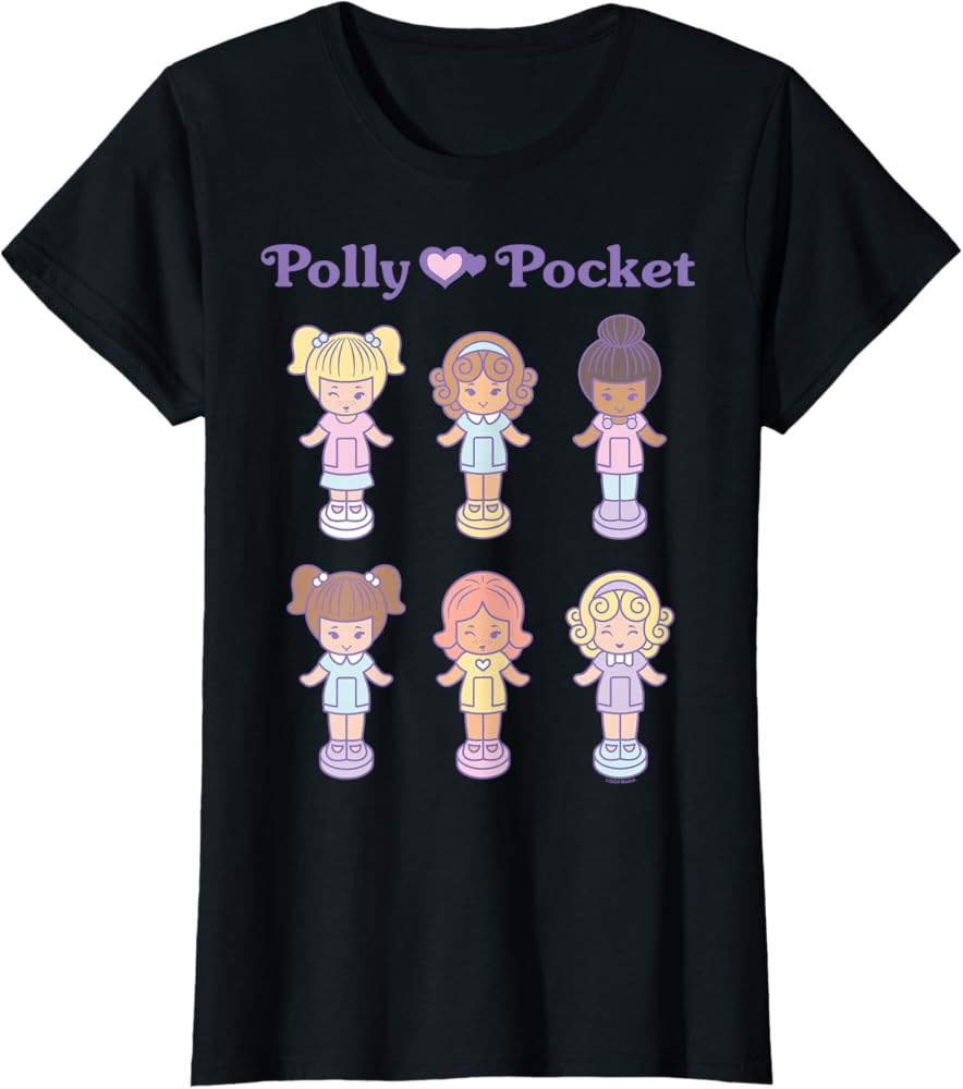 Polly Pocket - Doll Grid T-Shirt | Amazon (US)
