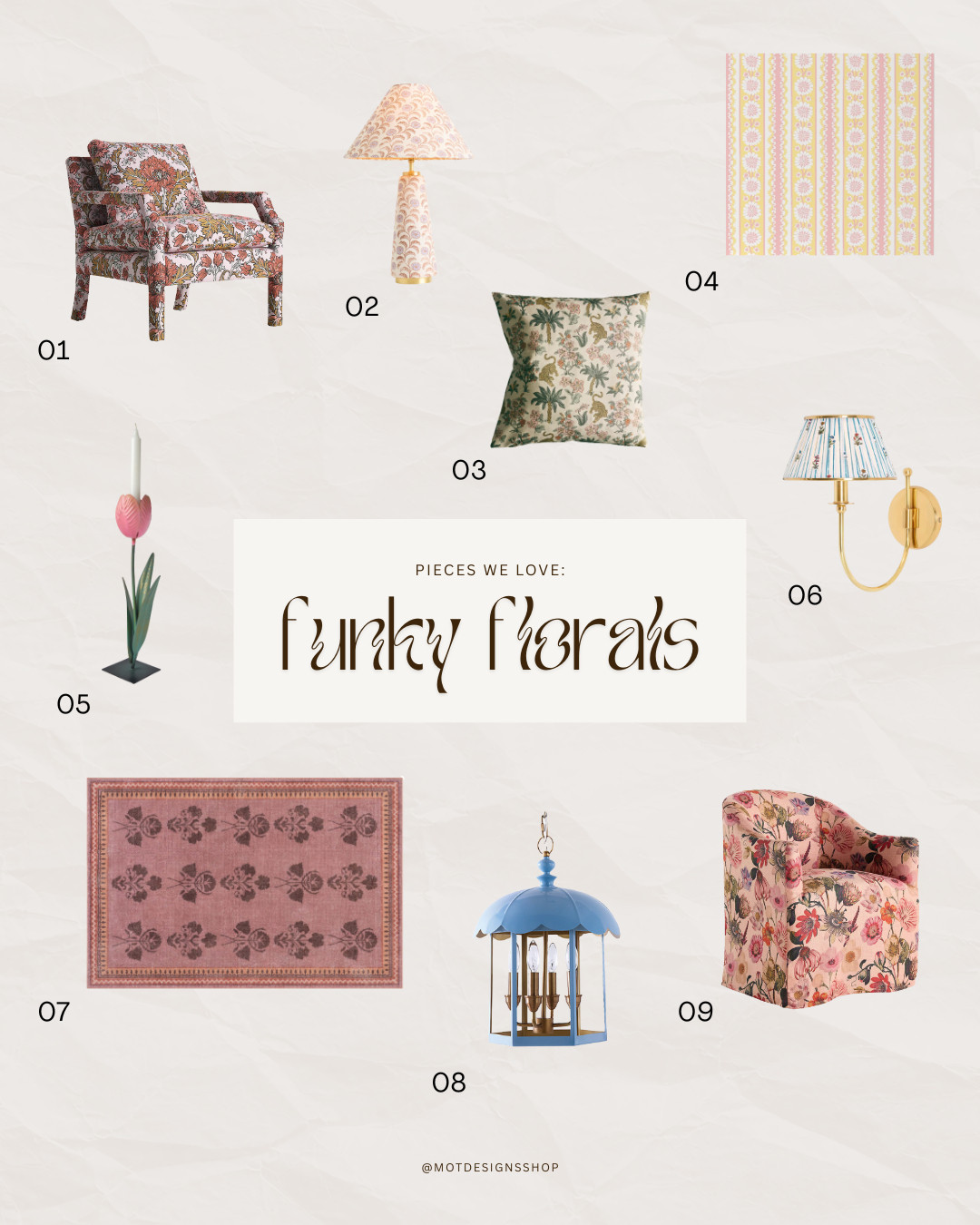 Funky florals are having a moment—and we’re fully leaning in 🌷
Layered prints, unexpected color, and just the right amount of charm. The easiest way to add depth, pattern, and personality to any space.
#LTKHome #Taptoshop #Interiors #Florals #Spring #Furniture #Decor 

 