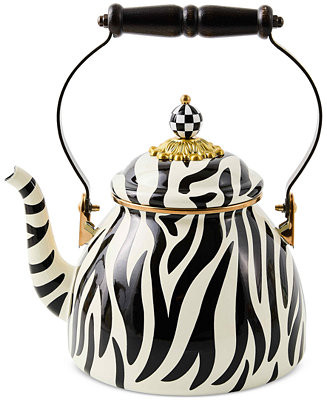 Zebra Enameled 2-Quart Tea Kettle | Macy's