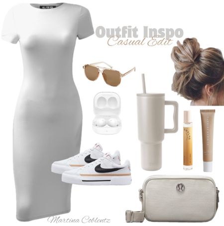 Casual neutral outfit Inspo

•casual outfit •travel outfit •lifestyle shoes •Nike •Nike court legacy lift •simple modern •summer Friday lip balm •messy bun •mom fit •errands outfit •modest outfit •earbuds •Lululemon bag 

#LTKstyletip #LTKmidsize #LTKtravel