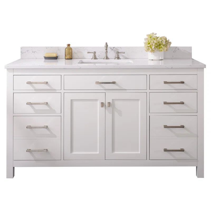 Atencio 60" Single Bathroom Vanity Set | Wayfair North America