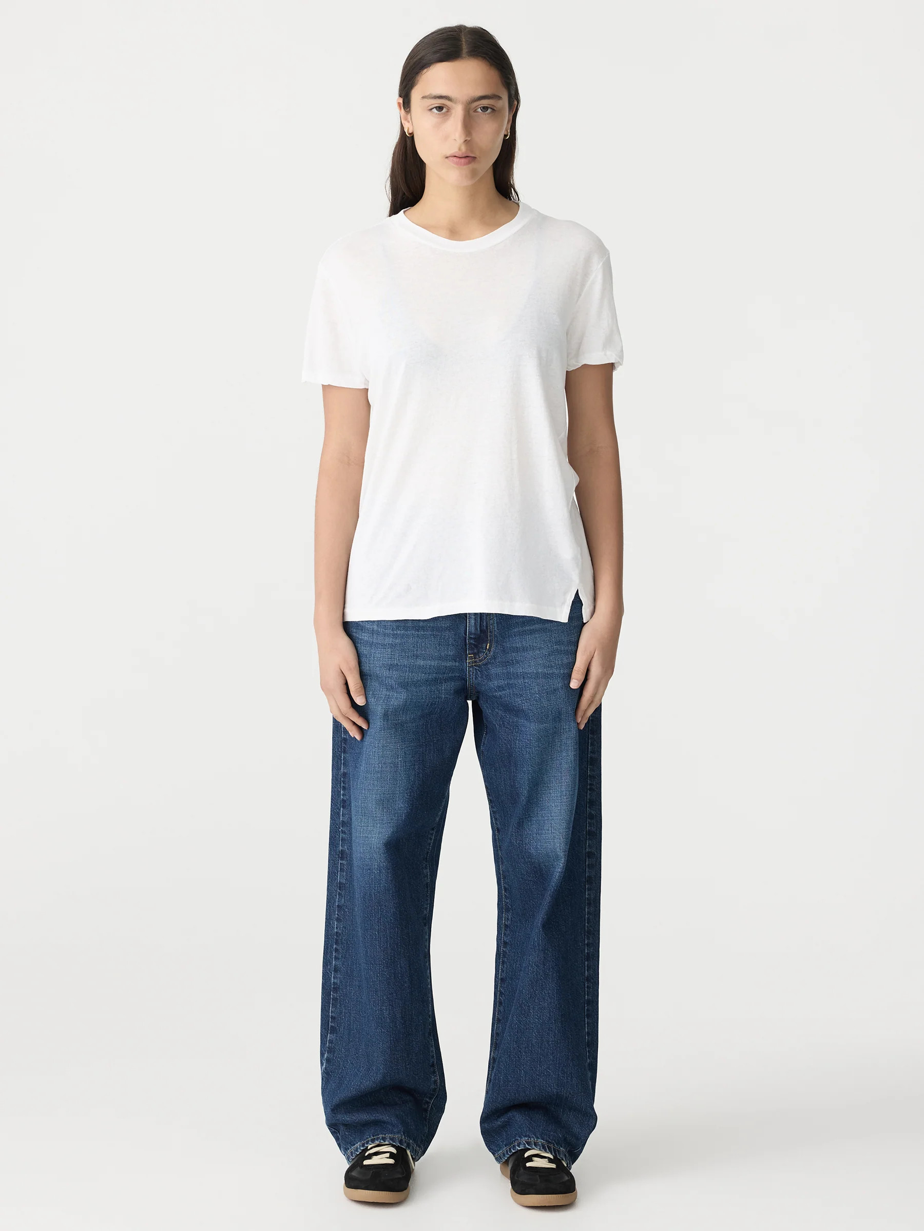 Classic T-Shirt in White | Bassike