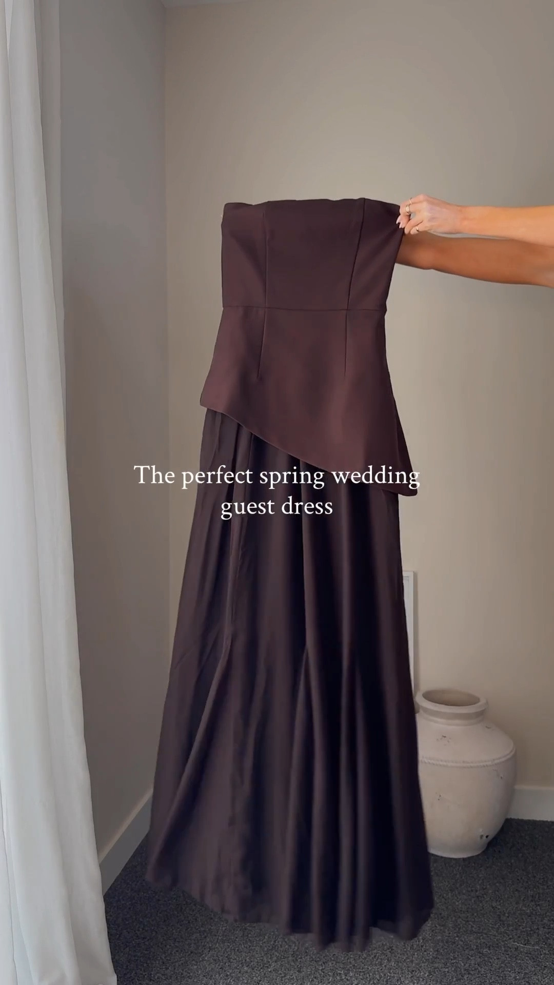 The perfect wedding guest dress 🤎 

#LTKdresses #LTKwedding #LTKstyletip