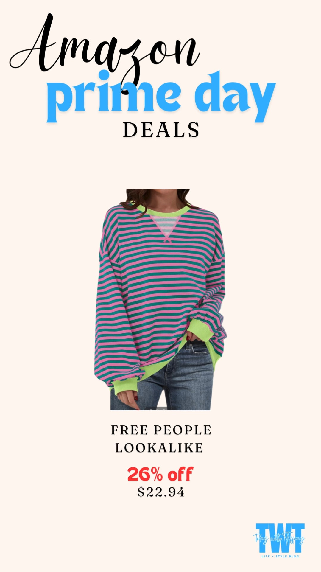 Free people look-alike sweatshirt available in multiple colors 💕 perfect for those cozy fall days and summer nights! Shop the Amazon sale today! ✨🥰 

#LTKSaleAlert #LTKFindsUnder50 #LTKFindsUnder100