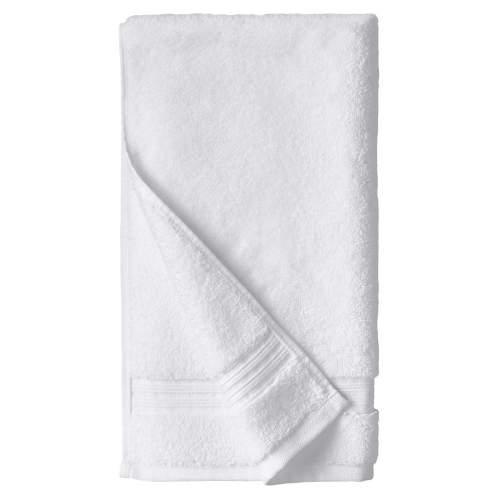 Home Decorators Collection Egyptian Cotton Hand Towel in White AT17757_White - The Home Depot | The Home Depot