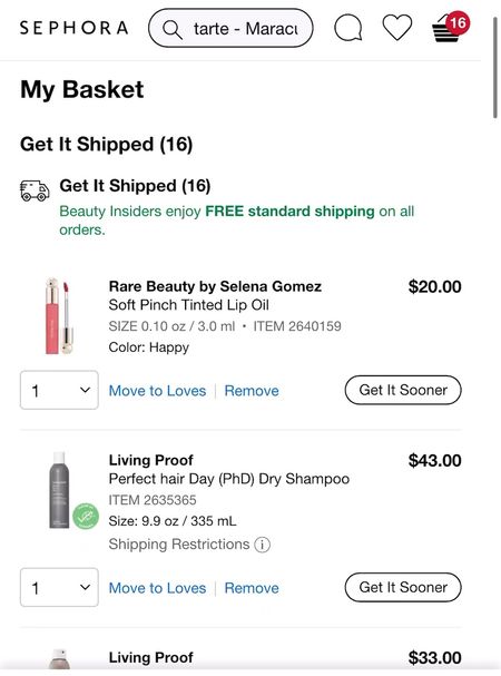 What’s in my basket for the Sephora Savings Event 🛒💄 Code: TIMETOSAVE - ends 11/6 

#LTKbeauty #LTKHolidaySale #LTKGiftGuide