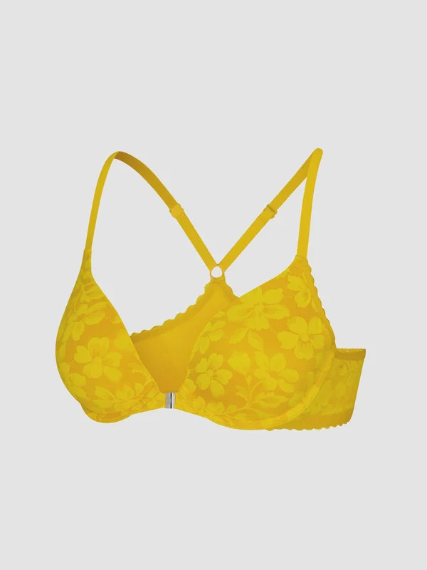 Lavish Lace Front-Closure Push-Up Bra | Savage x Fenty - North America