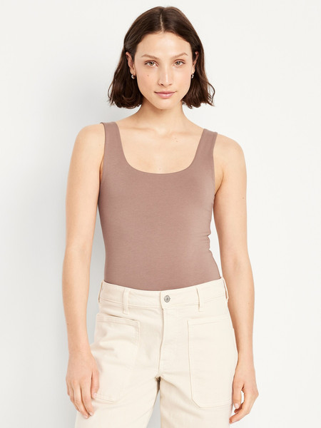 Double-Layer Scoop-Neck Tank Top | Old Navy | Old Navy (US)