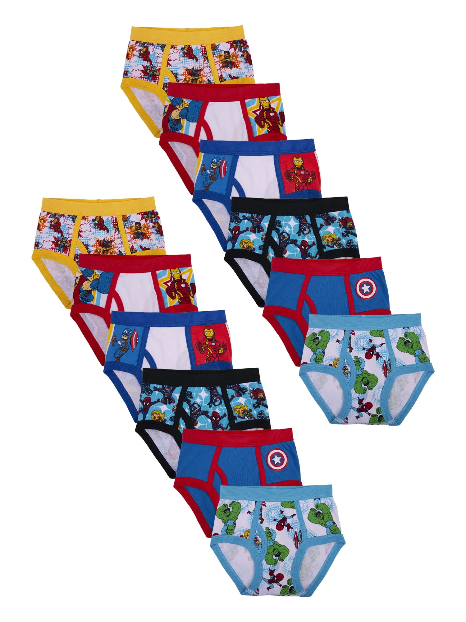 Toddler Boy Character Briefs 12-Pack, Sizes 2T-4T | Walmart (US)