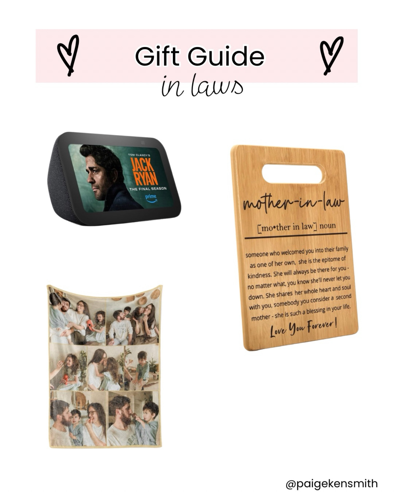 Gift Guide for the in laws! 

Personalization 
Amazon 
Blanket 

#LTKCyberWeek #LTKGiftGuide #LTKHoliday