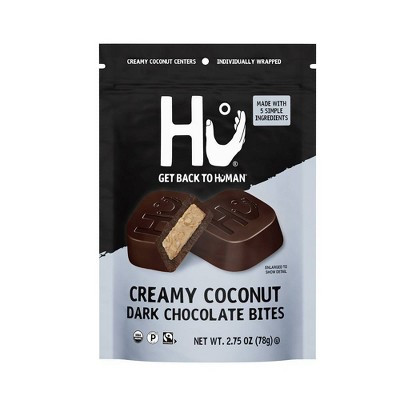 Hu Kitchen Coconut Dark Chocolate Bites - 2.75oz | Target