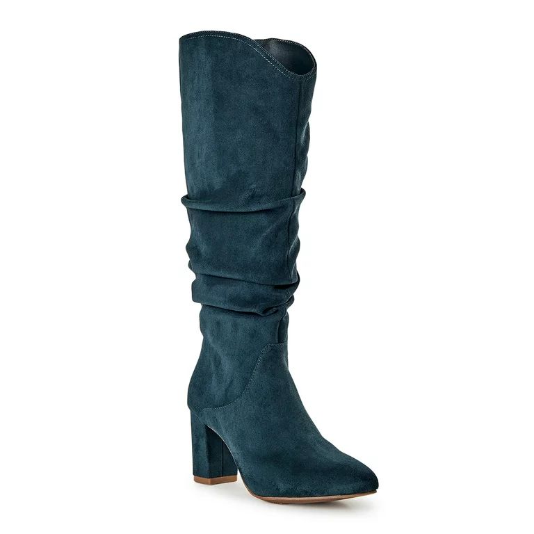 Time and Tru Women's Tall Slouch Boots - Walmart.com | Walmart (US)