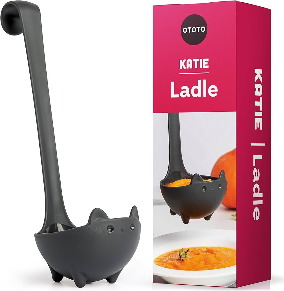 NEW!! Katie Cat Soup Ladle by OTOTO - Black Cat, Cooking Gifts, Gifts for Cat Lovers - Cat Gift, ... | Amazon (US)