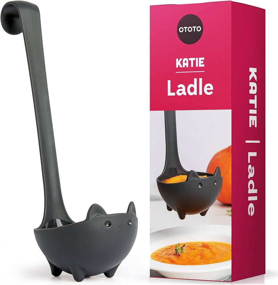NEW!! Katie Cat Soup Ladle by OTOTO - Black Cat, Cooking Gifts, Gifts for Cat Lovers - Cat Gift, ... | Amazon (US)