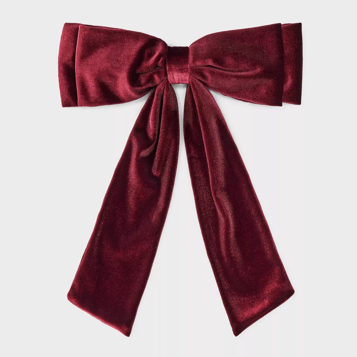 Velvet Bow Hair Barrette - A New Day™ Burgundy | Target