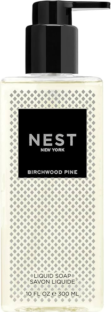 NEST New York Liquid Soap, Birchwood Pine - 10 fl oz - Cleanses & Nourishes Skin - Approx. 300 Pu... | Amazon (US)