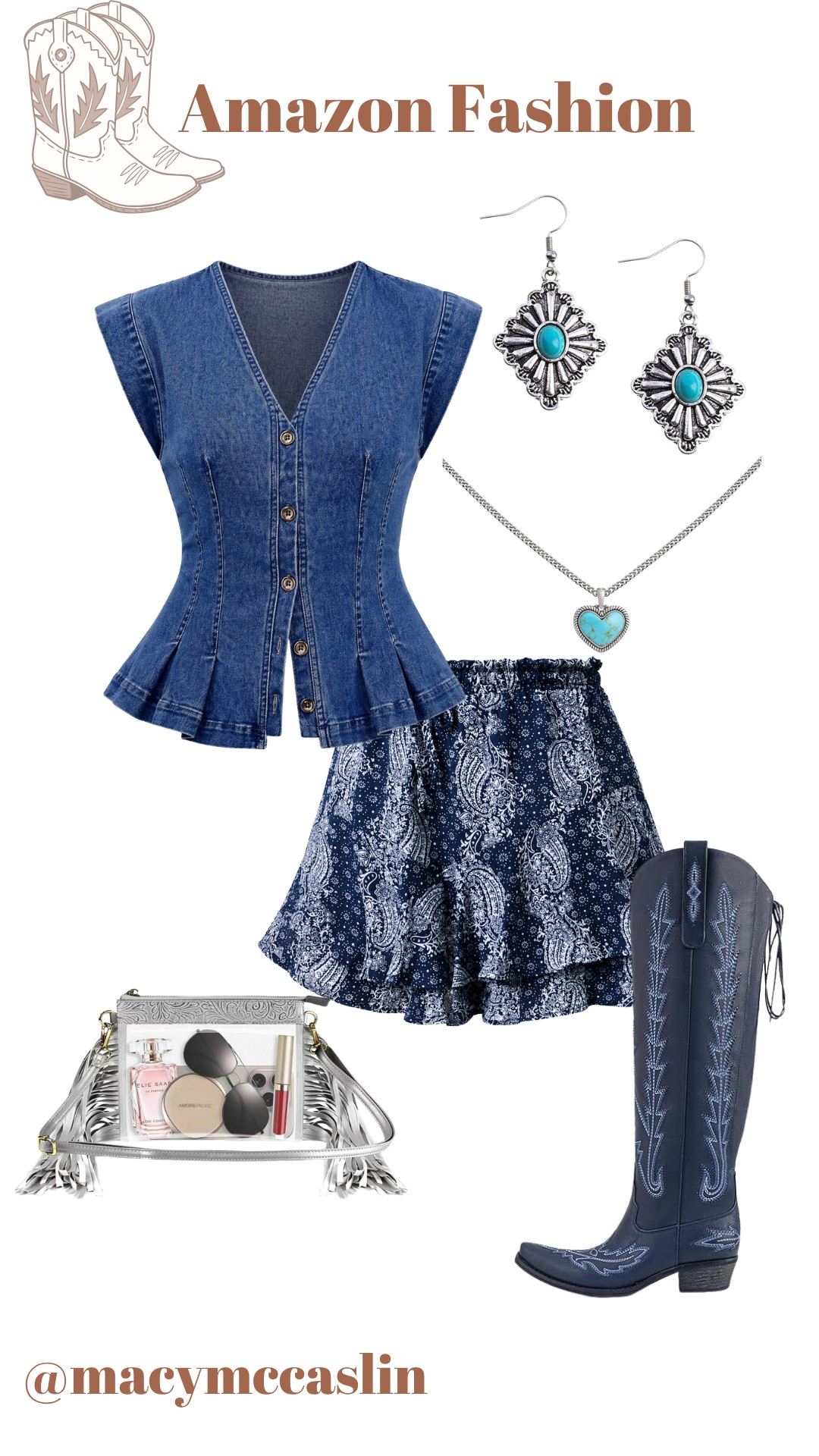 Found some western style gems on Amazon! Perfect for a boho chic look. 🌵👢 

 #LTKootd #LTKSeasonal #LTKSaleAlert