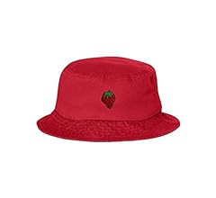 Go All Out Adult Strawberry Embroidered Bucket Cap Dad Hat | Amazon (US)