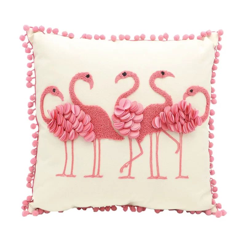 Escobedo Flamingo Throw Pillow | Wayfair North America