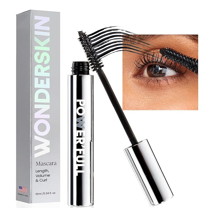 Wonderskin Mascara - Black Mascara for Volume, Length, and Curl - Lengthening, Volumizing Lash Ma... | Amazon (US)