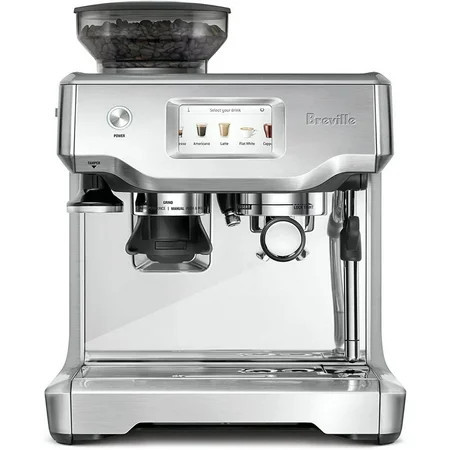 Breville - the Barista Touch Espresso Machine with 9 bars of pressure, Milk Frother and integrated grinder - Stainless Steel | Walmart (US)