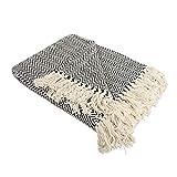 DII Rustic Farmhouse Cotton Chevron Blanket Throw with Fringe For Chair, Couch, Picnic, Camping, Bea | Amazon (US)