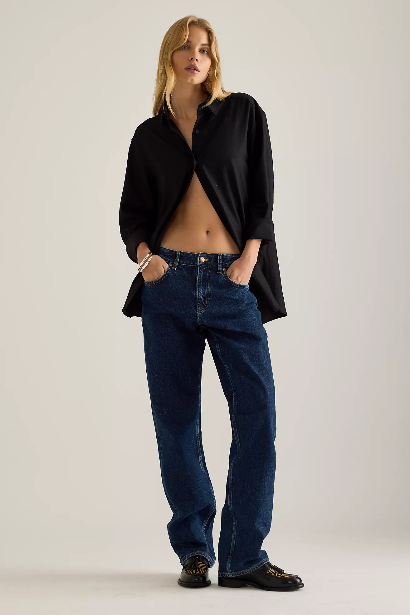 Lee Rider Loose Straight-Leg Jeans | Anthropologie (UK)