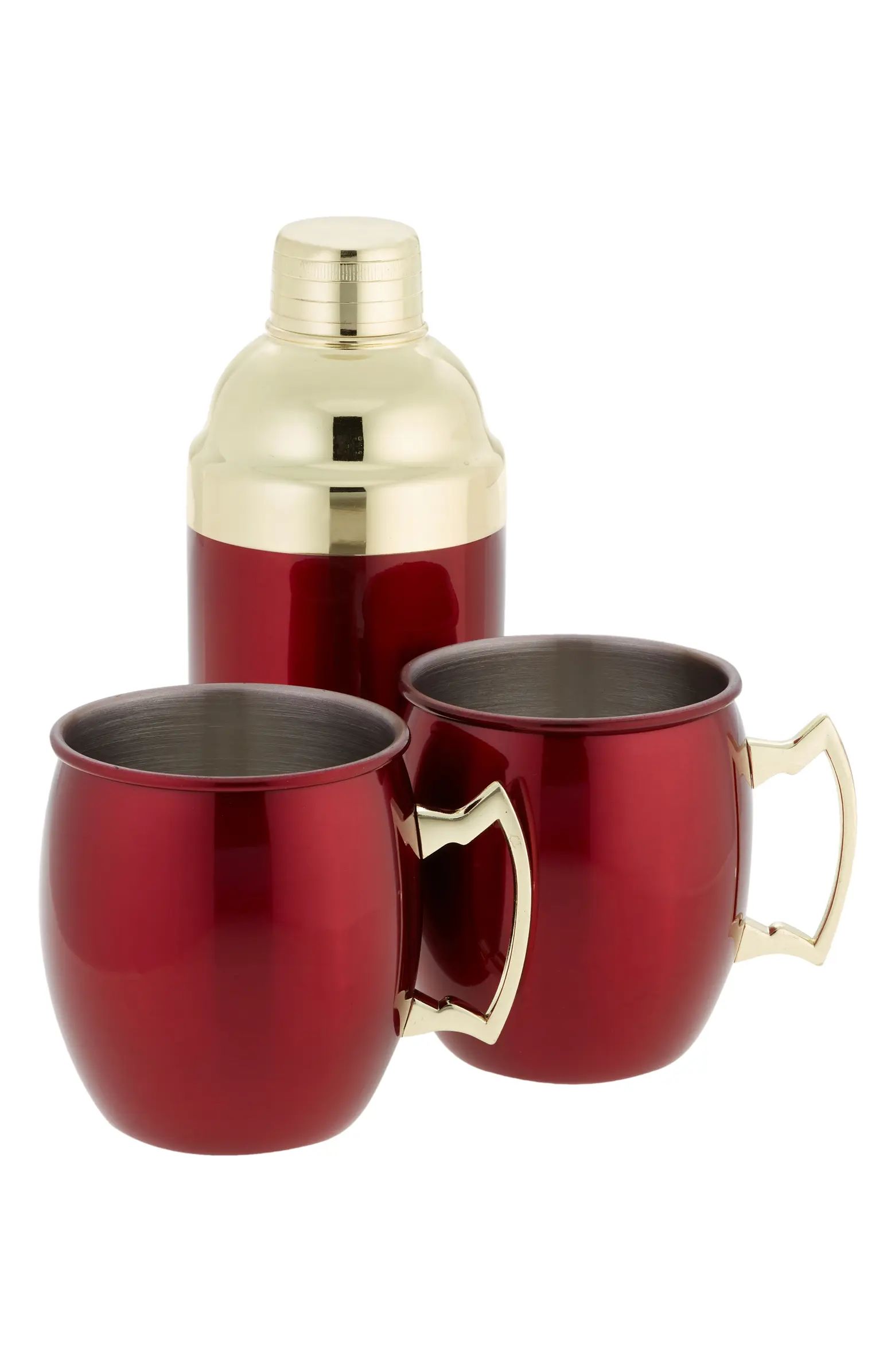 Viski 3-Piece Mule Mug & Cocktail Shaker Set | Nordstrom | Nordstrom