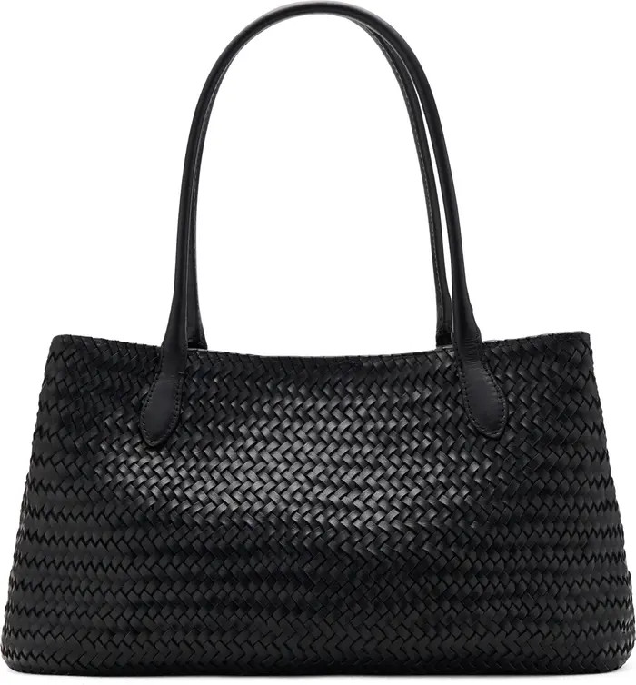 MANGO Braided Leather Shoulder Bag | Nordstrom | Nordstrom