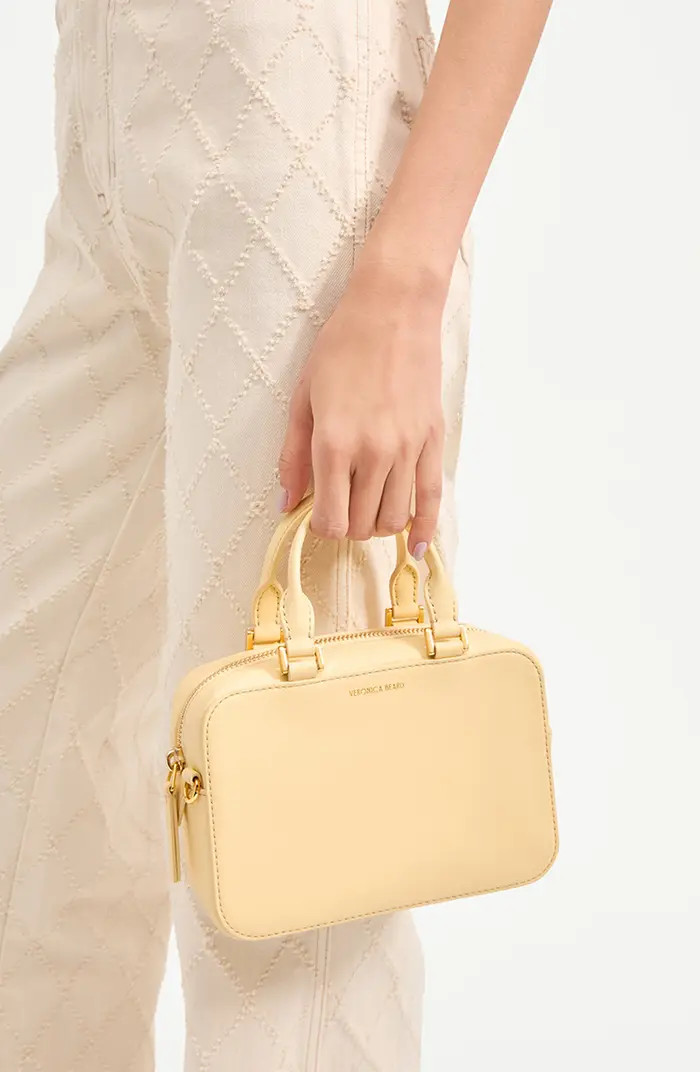 Boxy Top Handle Leather Bag | Nordstrom