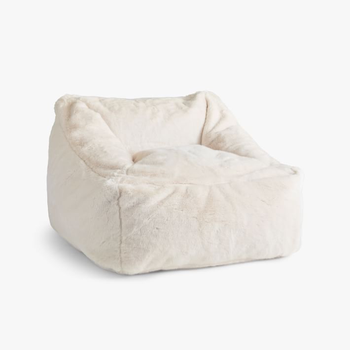 Polar Bear Ivory Modern Lounger | Pottery Barn Teen