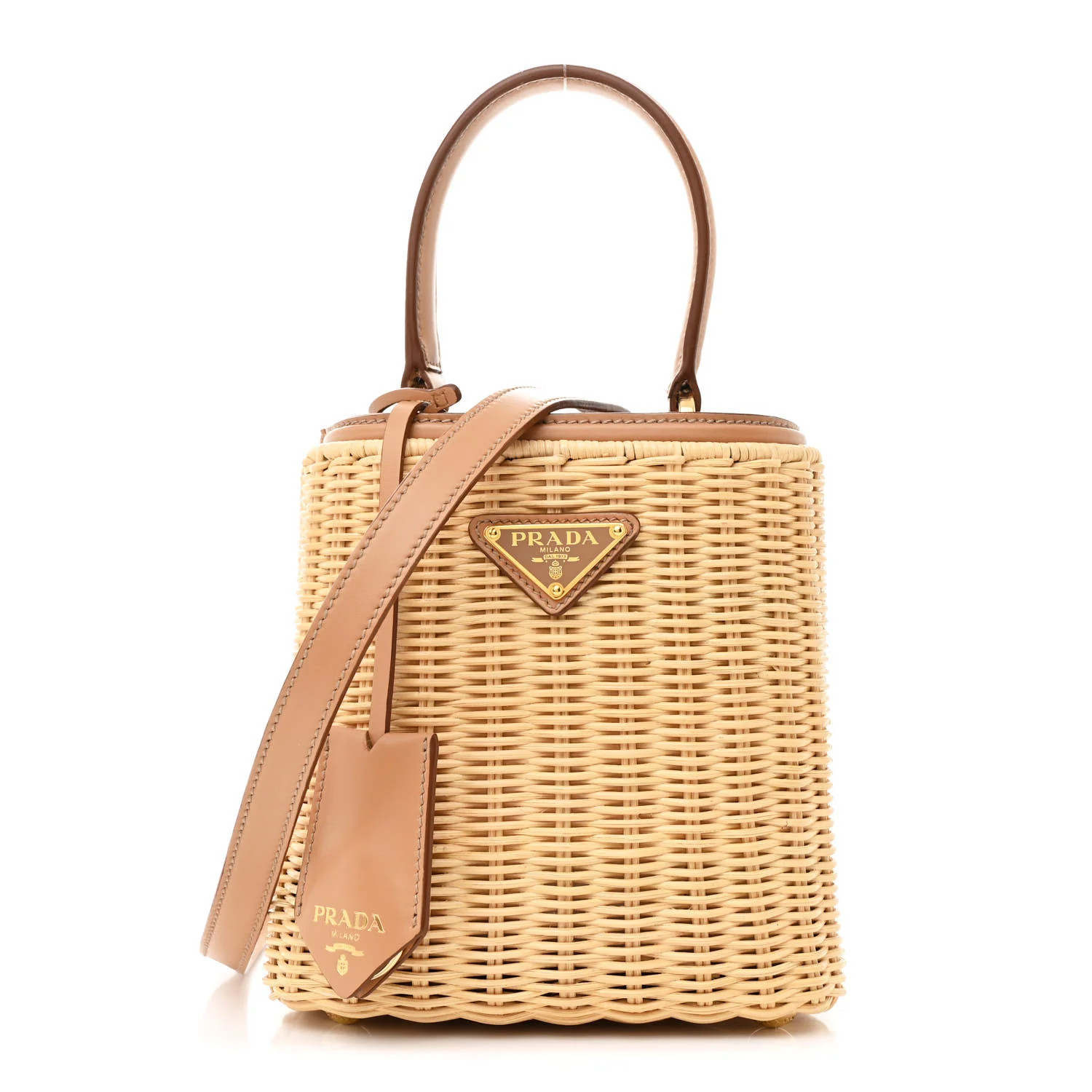 Wicker Mini Panier Bag Natural | FASHIONPHILE (US)