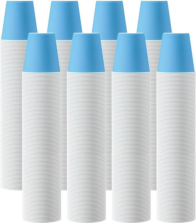 Turbo Bee 600 Pack 5oz Disposable Paper Cups Bulk - Cold Beverage Water Cups for Parties, Offices... | Amazon (US)