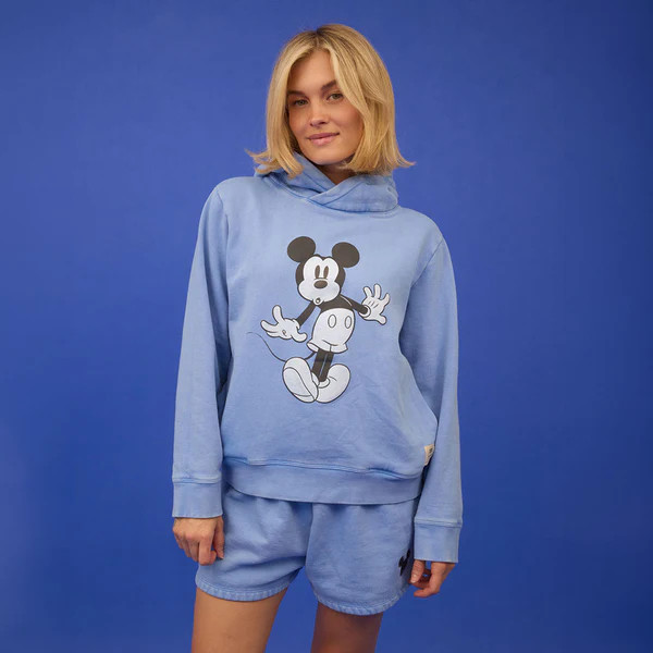 Disney Mickey Boyfriend Hoodie, Sky Blue | Albion Fit