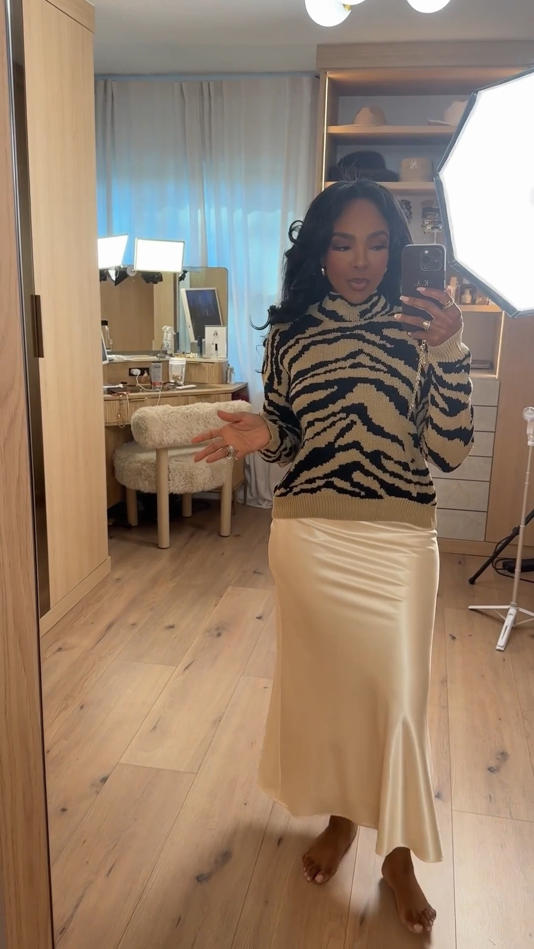 Galentine’s vibes, but make it chic 🤍✨  
A cozy statement knit paired with a silky midi is my go-to for girls’ night dinners, wine dates, or a cute at-home celebration. Effortless, flattering, and styled to feel elevated without trying too hard.

Perfect for Galentine’s night, brunch with the girls, or a cozy dinner in.

Styled with soft glam, minimal jewelry, and a neutral satin skirt for that feminine balance.

Follow me on Instagram and YouTube @kirasfashionfinds

Follow my LTK @kirasfashionfinds on the @shop.LTK app to view this post and get my exclusive app-only content!

#liketkit 
@shop.ltk
https://liketk.it/5KxzP