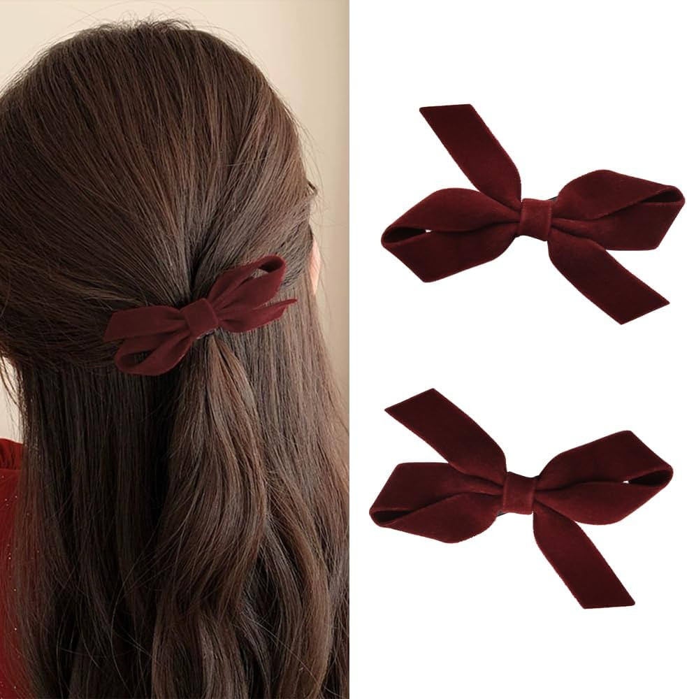 Small Christmas Bow Hair Clips for Women New Year Hair Accessories Clips Red Bow Barrettes for Gi... | Amazon (CA)