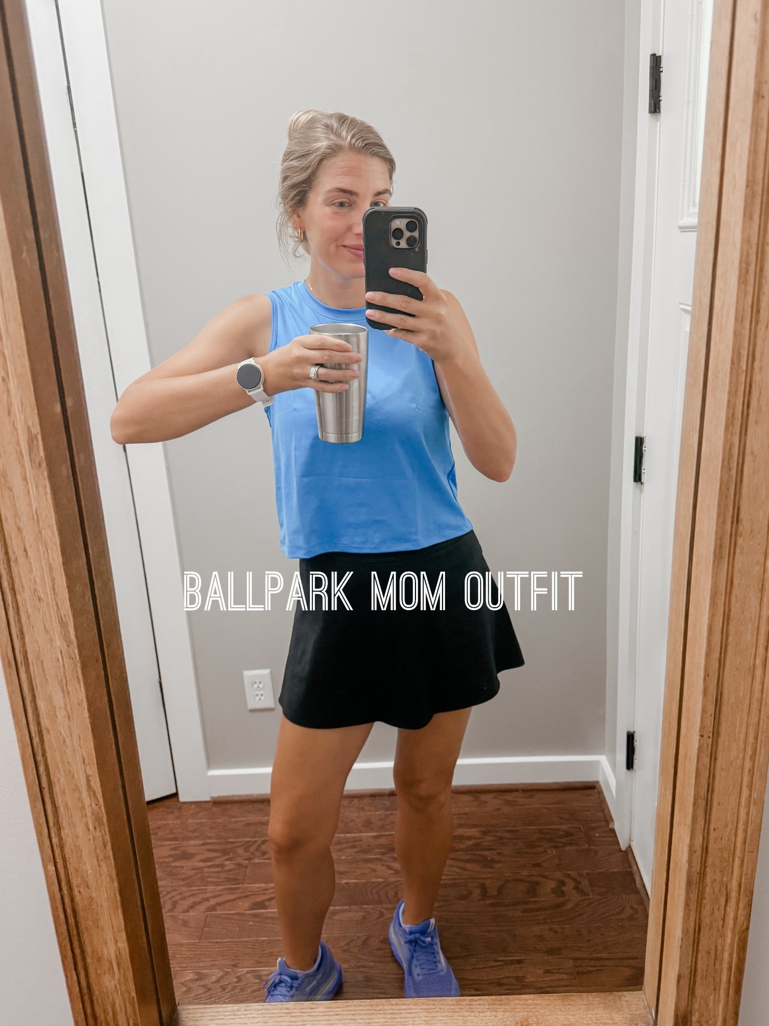 Weekend ballpark mom outfit. Amazon athletic tank and Athleta skort. Great Walmart alternative  

#LTKmomlife #LTKActive #LTKootd