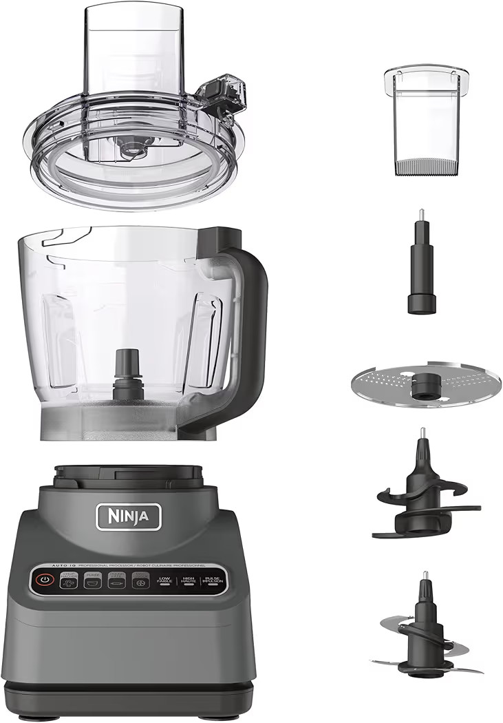 Ninja Food Processor, Professional Plus, 1000 Peak Watts, 4 Functions for Chopping, Slicing, Pure... | Amazon (US)