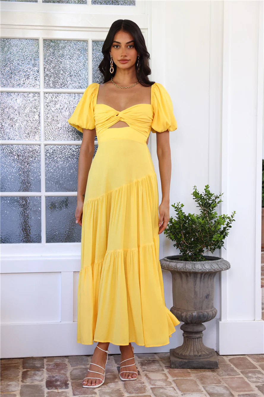 brown strapless maxi dress Soleil