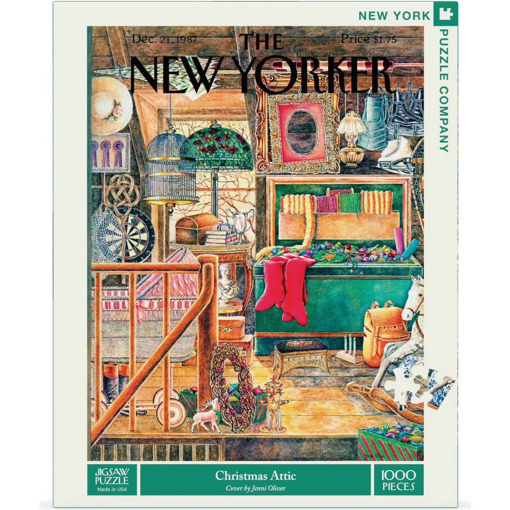 NEW YORK PUZZLE COMPANY Christmas Attic 1000 Piece Puzzle at Nordstrom | Nordstrom