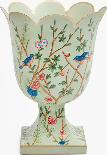 Green Chinoiserie Small Tole Urn Vase | Nordstrom
