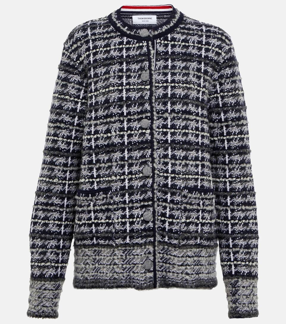 체크 울 블렌드 부클레 재킷 | Mytheresa (INTL)