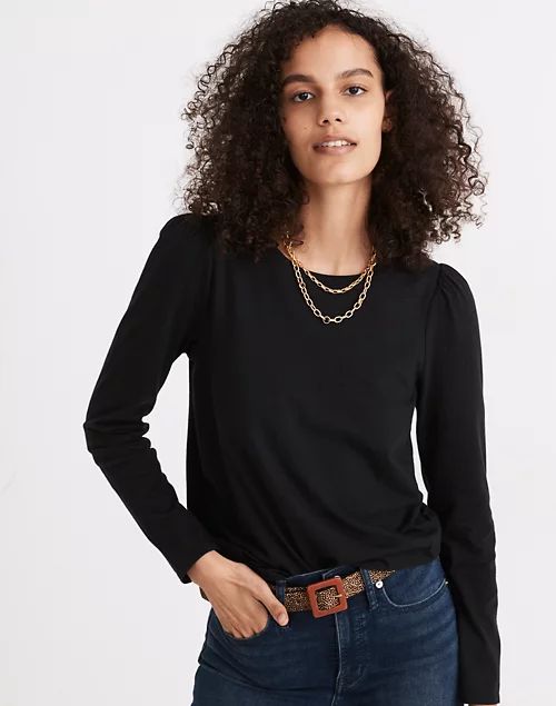 (Re)sourced Cotton Puff-Sleeve Tee | Madewell