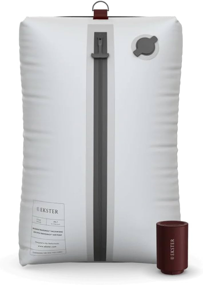 Ekster Vacuum Travel Kit - Odor & Waterproof Anti-Rip Nylon Compression Storage and Organization ... | Amazon (US)